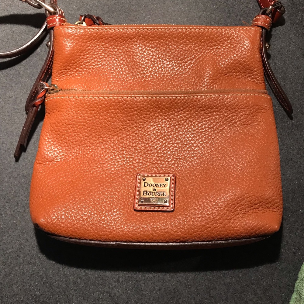 Dooney and Bourke Tan Leather Crossbody Purse